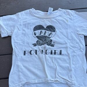 White Graphic Kids T-Shirt